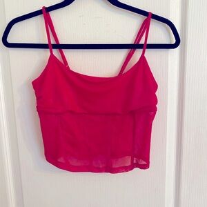 Urban outfitters pink corset top